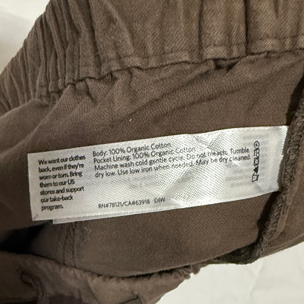 Eileen Fisher Olive Wide Leg Pants - Picture 15 of 16